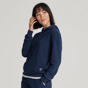 Allbirds R&R Hoodie Dam Marinblå | SE4783FM