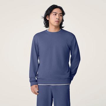 Allbirds R&R Sweat Skjorta Herr Marinblå Blå | SE4310SO