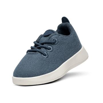 Allbirds Smallbirds Ull Runner Sneakers Barn Blå | SE4861AP