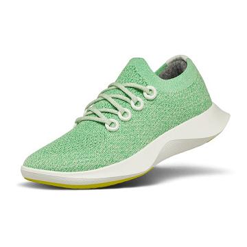 Allbirds Tree Dasher 1 Löparskor Dam Mintgröna Vita | SE4596LH