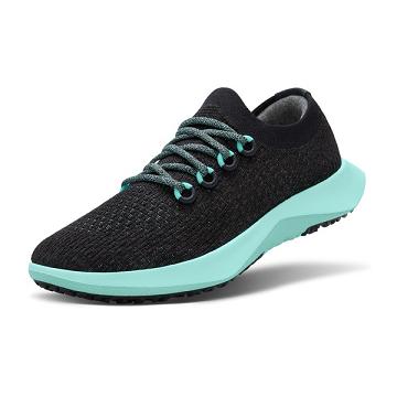 Allbirds Tree Dasher 2 Löparskor Dam Svarta Mintgröna | SE4619GL