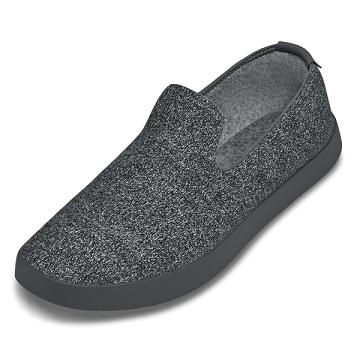 Allbirds Ull Loungers Slip On Skor Herr Svarta Grå | SE4099GL