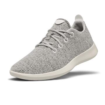 Allbirds Ull Runner Sneakers Dam Grå Vita | SE4493KI