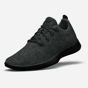 Allbirds Ull Runner Sneakers Herr Grå Svarta | SE4058AP