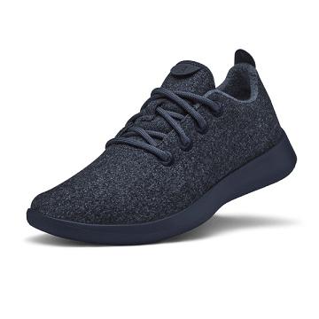 Allbirds Ull Runner Sneakers Herr Marinblå | SE4054GL