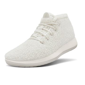 Allbirds Ull Runner-up Fluffs Höga Dam Beige Vita | SE4650JJ