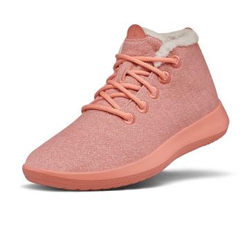 Allbirds Ull Runner-up Mizzle Fluffs Vattentäta Skor Dam Rosa | SE4681SO