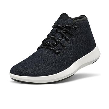 Allbirds Ull Runner-up Mizzles Vattentäta Skor Dam Svarta Vita | SE4703HK