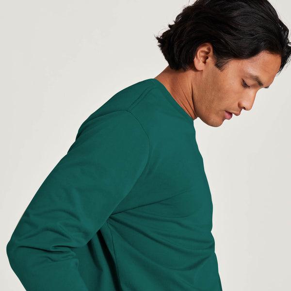 Allbirds Allgood Bomull Long Sleeve T-shirt Herr Turkos | SE4291DN