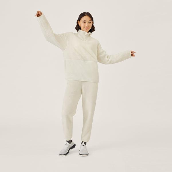 Allbirds Fluff Fleece Byxor Dam Vita | SE4765UT