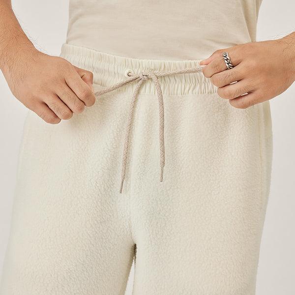 Allbirds Fluff Fleece Byxor Herr Vita | SE4315FM