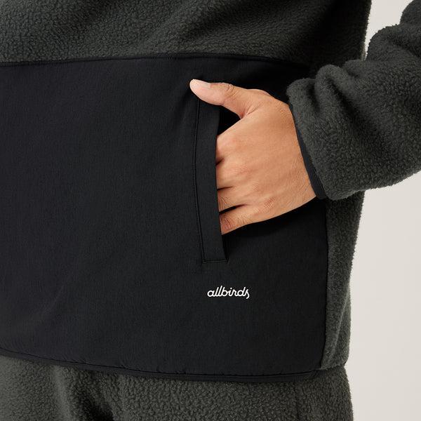 Allbirds Fluff Fleece Pullover Hoodie Herr Svarta | SE4330NB