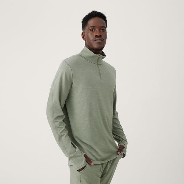 Allbirds Performance Quarter Zip Hoodie Herr Gröna | SE4325RW