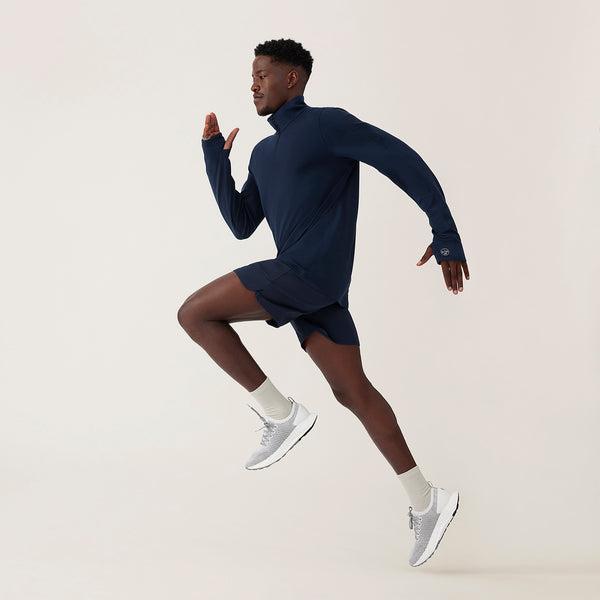 Allbirds Performance Quarter Zip Hoodie Herr Marinblå | SE4328QZ