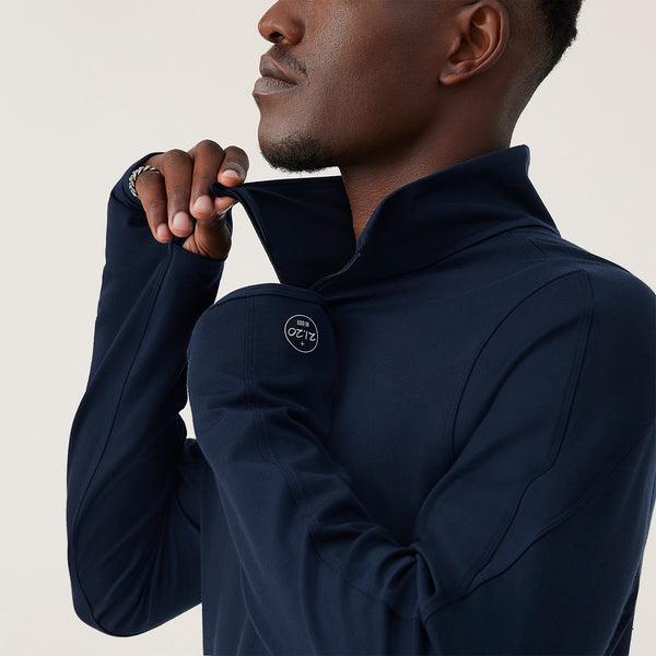 Allbirds Performance Quarter Zip Hoodie Herr Marinblå | SE4328QZ