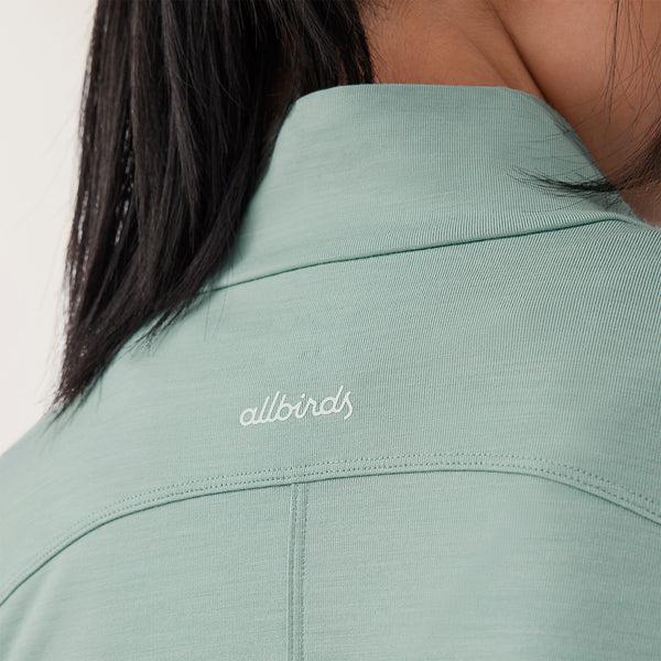 Allbirds Performance Quarter Zip Hoodie Dam Gröna | SE4773NB