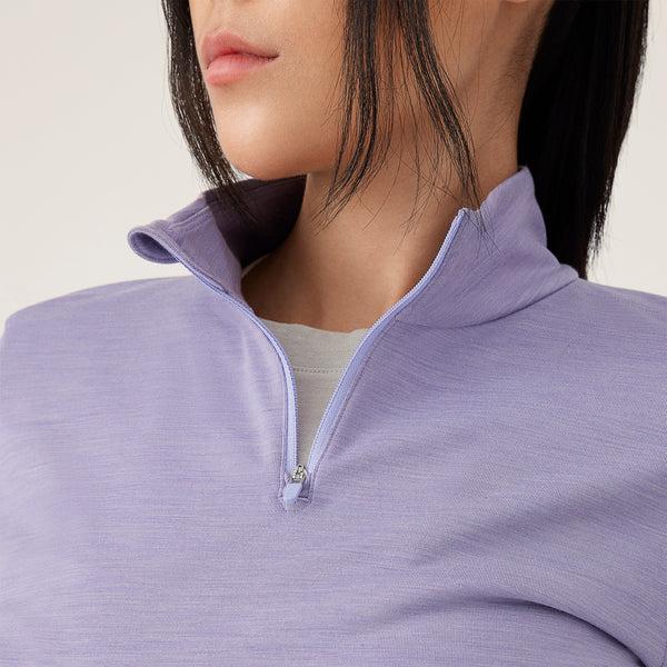 Allbirds Performance Quarter Zip Hoodie Dam Lila | SE4774HK