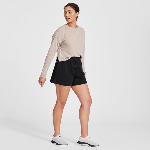 Allbirds R&R Sweat Shorts Dam Svarta | SE4750XF