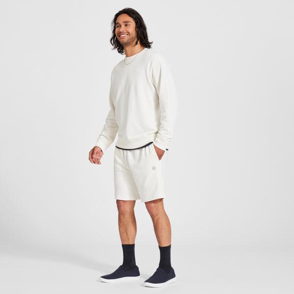 Allbirds R&R Sweat Shorts Herr Beige Vita | SE4300RW