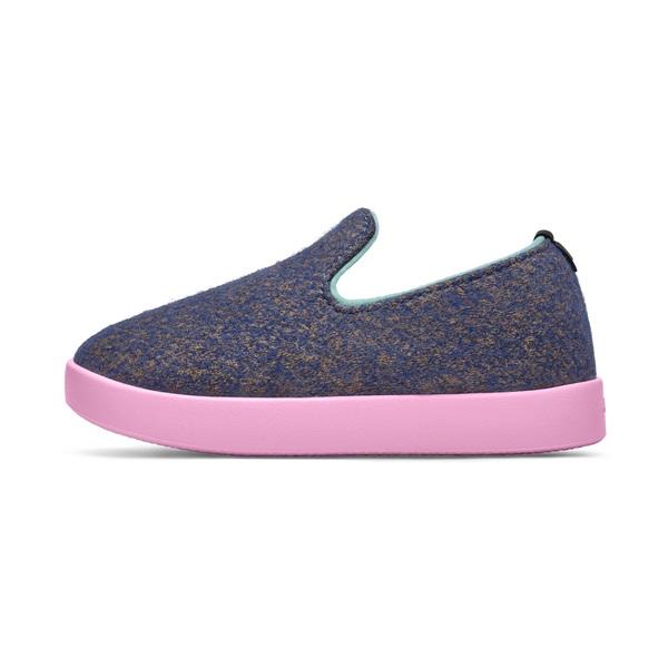 Allbirds Smallbirds Ull Loungers Slip On Skor Barn Blå | SE4874HK