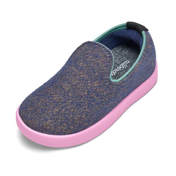 Allbirds Smallbirds Ull Loungers Slip On Skor Barn Blå | SE4874HK