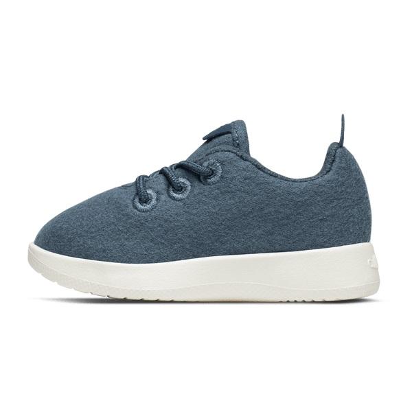 Allbirds Smallbirds Ull Runner Sneakers Barn Blå | SE4861AP