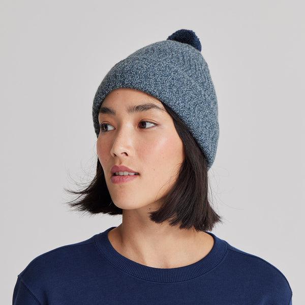 Allbirds The Pom Beanie Hatt Dam Blå | SE4851FM