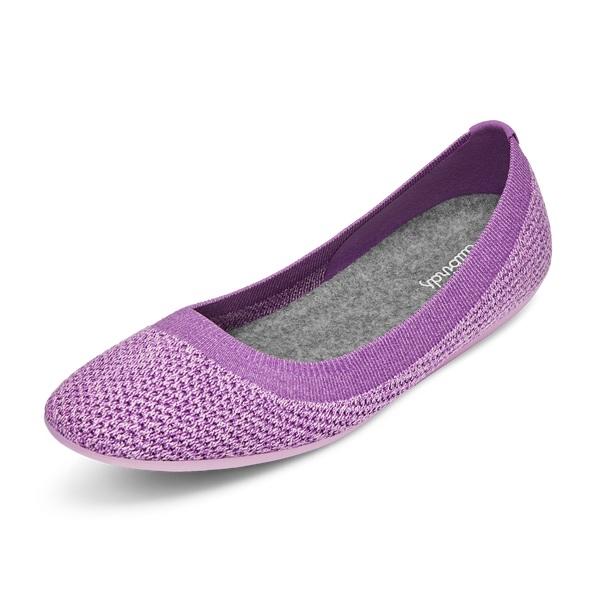 Allbirds Tree Breezers Lux Platta Skor Dam Lila | SE4664RW