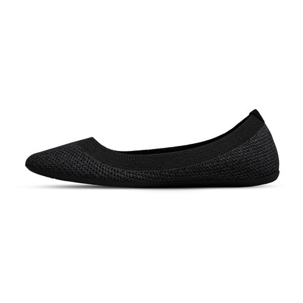 Allbirds Tree Breezers Lux Platta Skor Dam Svarta | SE4674SO