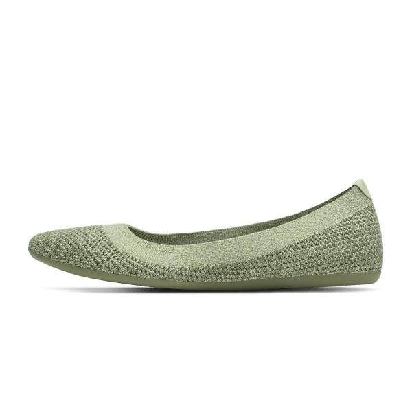 Allbirds Tree Breezers Platta Skor Dam Gröna | SE4670HK