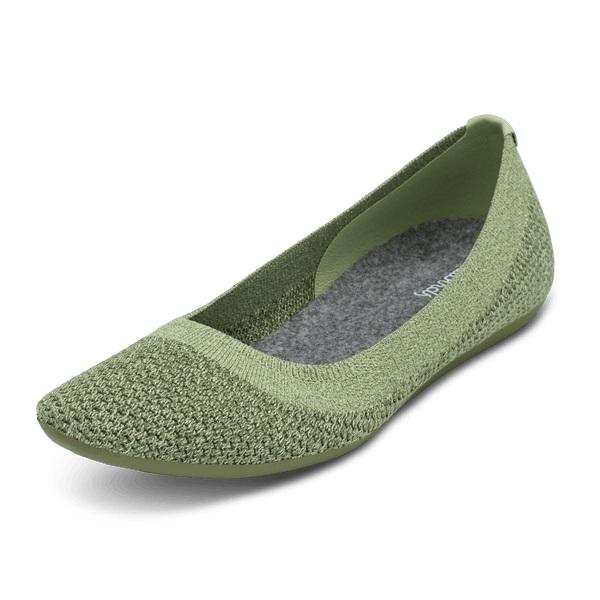 Allbirds Tree Breezers Platta Skor Dam Gröna | SE4670HK