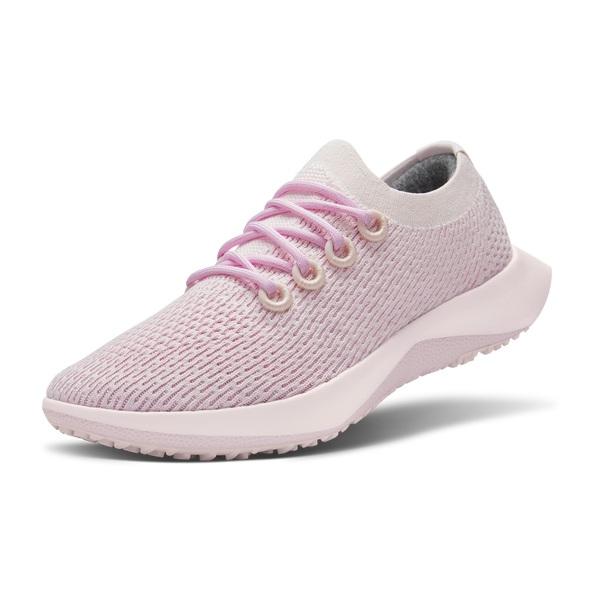 Allbirds Tree Dasher 2 Löparskor Dam Rosa Vita | SE4624PQ