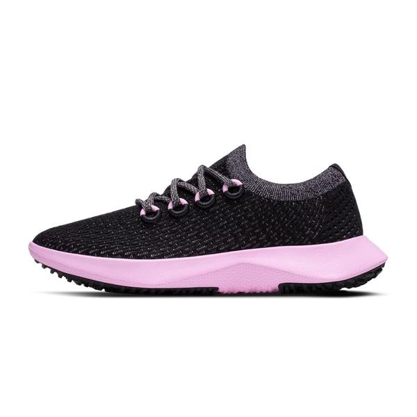 Allbirds Tree Dasher 2 Löparskor Dam Svarta Rosa | SE4621DN