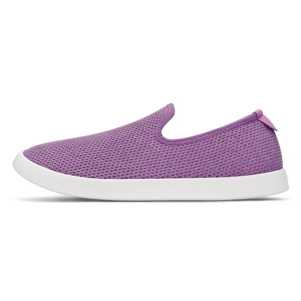 Allbirds Tree Loungers Slip On Skor Herr Lila Vita | SE4101DN