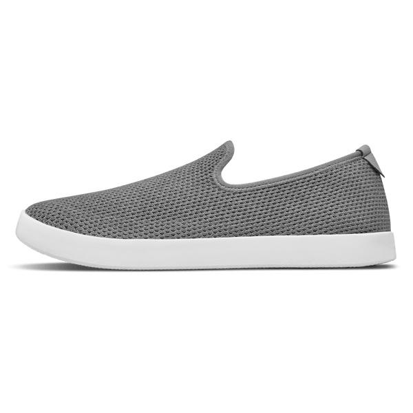 Allbirds Tree Loungers Slip On Skor Herr Silver Vita | SE4112OR