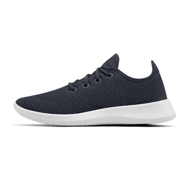 Allbirds Tree Runner Sneakers Dam Marinblå Vita | SE4504IS