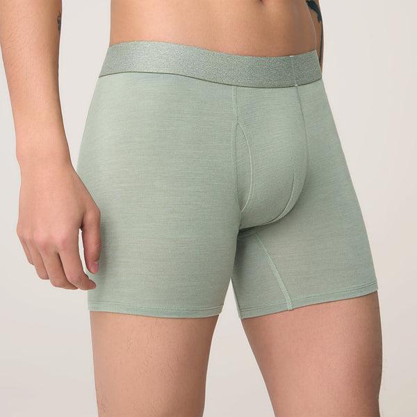 Allbirds Trino® Boxer Brief Underkläder Herr Gröna | SE4274EX