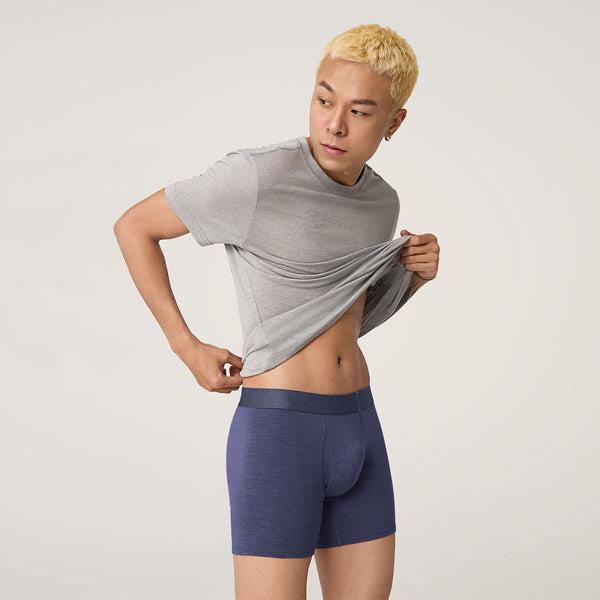 Allbirds Trino® Boxer Brief Underkläder Herr Marinblå | SE4275WY