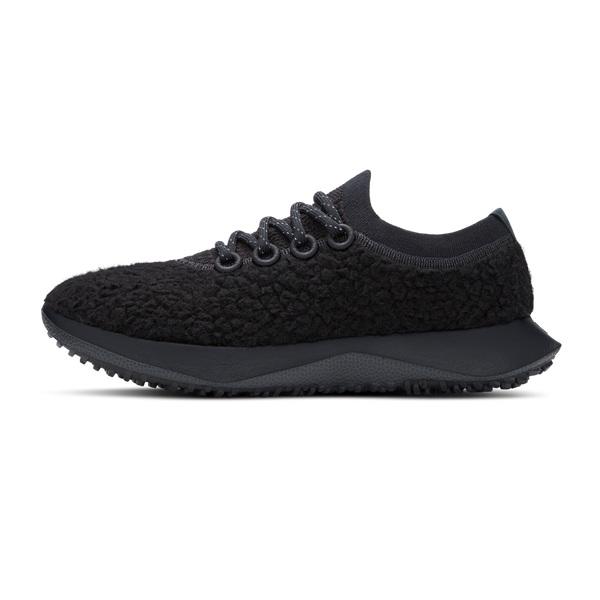 Allbirds Ull Dasher Fluffs Löparskor Dam Svarta | SE4564MA