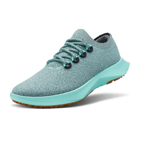 Allbirds Ull Dasher Mizzles Vattentäta Skor Dam Mintgröna | SE4709AP