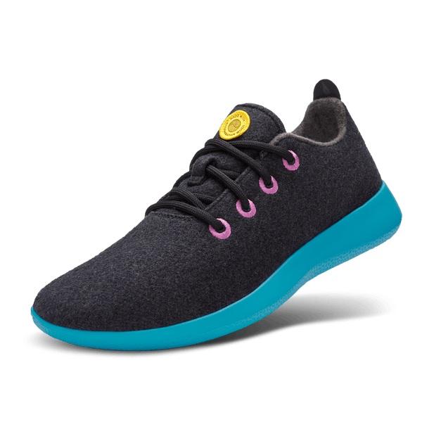 Allbirds Ull Runner Sneakers Herr Blå Svarta | SE4059PQ