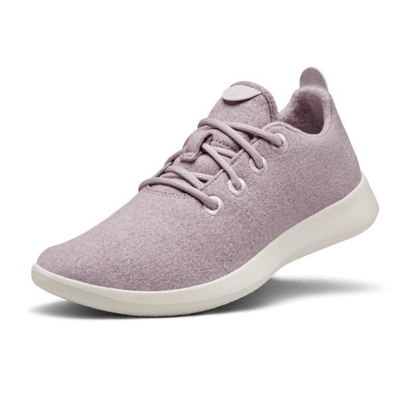 Allbirds Ull Runner Sneakers Herr Lila Vita | SE4053HK