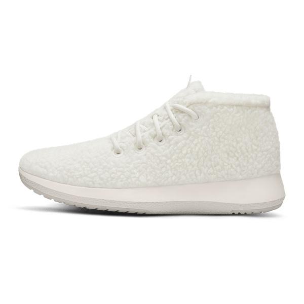 Allbirds Ull Runner-up Fluffs Höga Dam Beige Vita | SE4650JJ