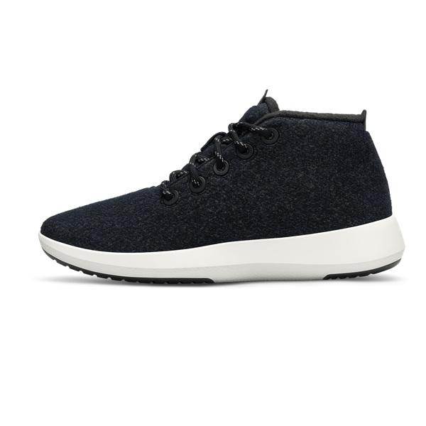 Allbirds Ull Runner-up Mizzles Höga Dam Svarta Vita | SE4662YU